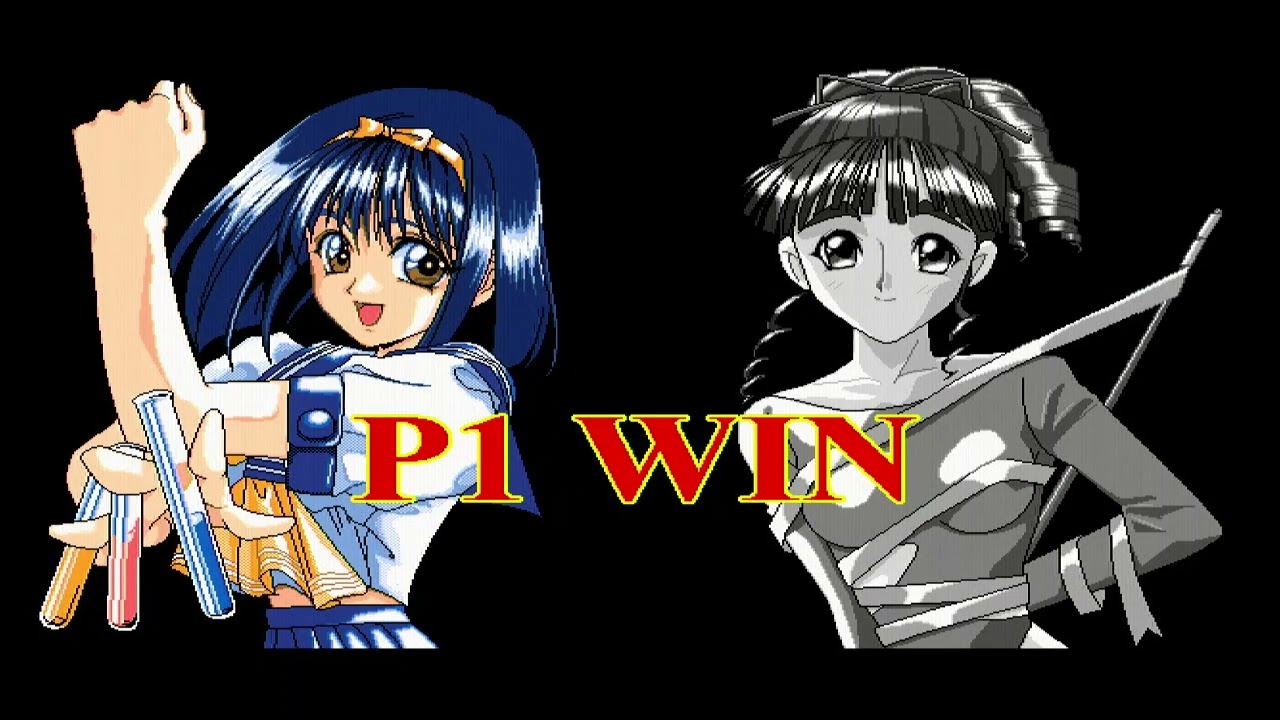FM-TOWNS Asuka 120% Burning Fest ( Real Hardware ) Game Sample