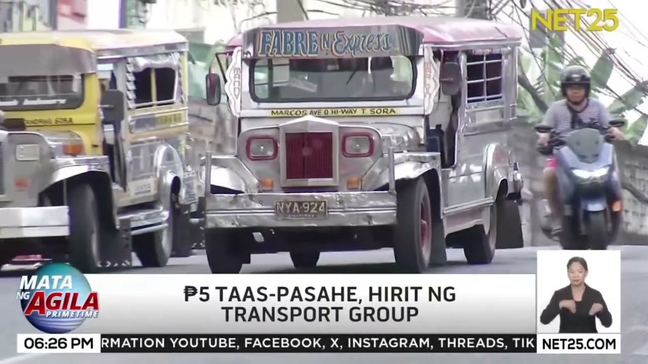 P5 dagdag-pasahe, hirit ng transport group