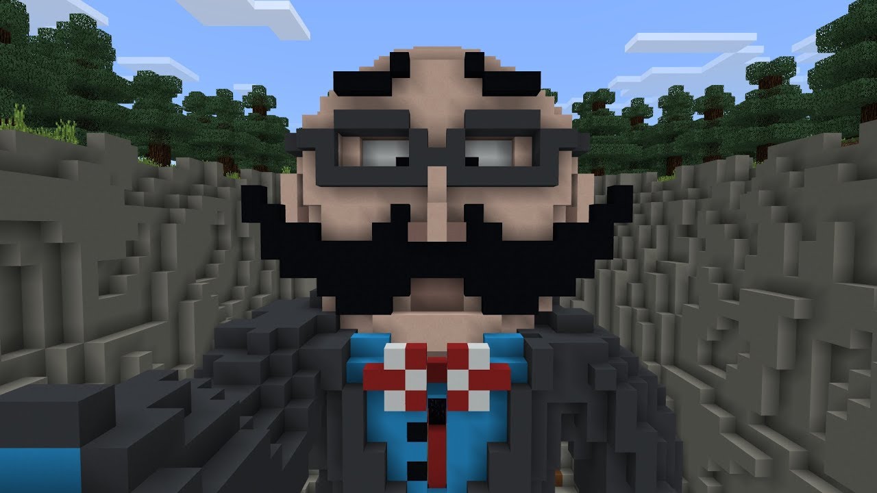Minecraft PE The Temple Of Moustache (Temple Of Notch Inspired)