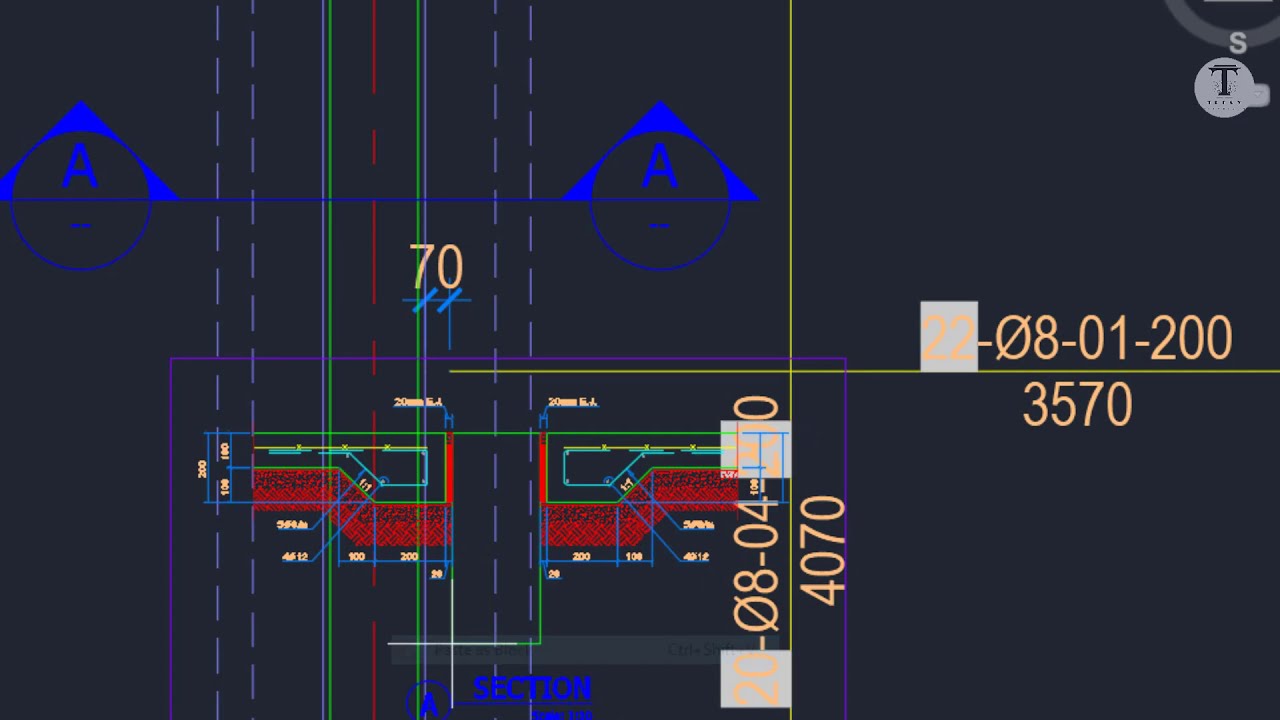 ازاي تعمل شوب دروينج البلاطات الأرضية على اوتوكاد | Slab on grade