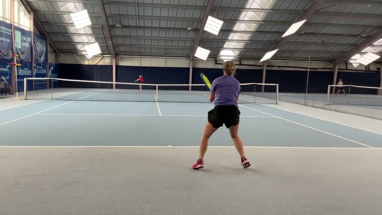 College tennis recruiting video of Louane Bride for Fall 2027