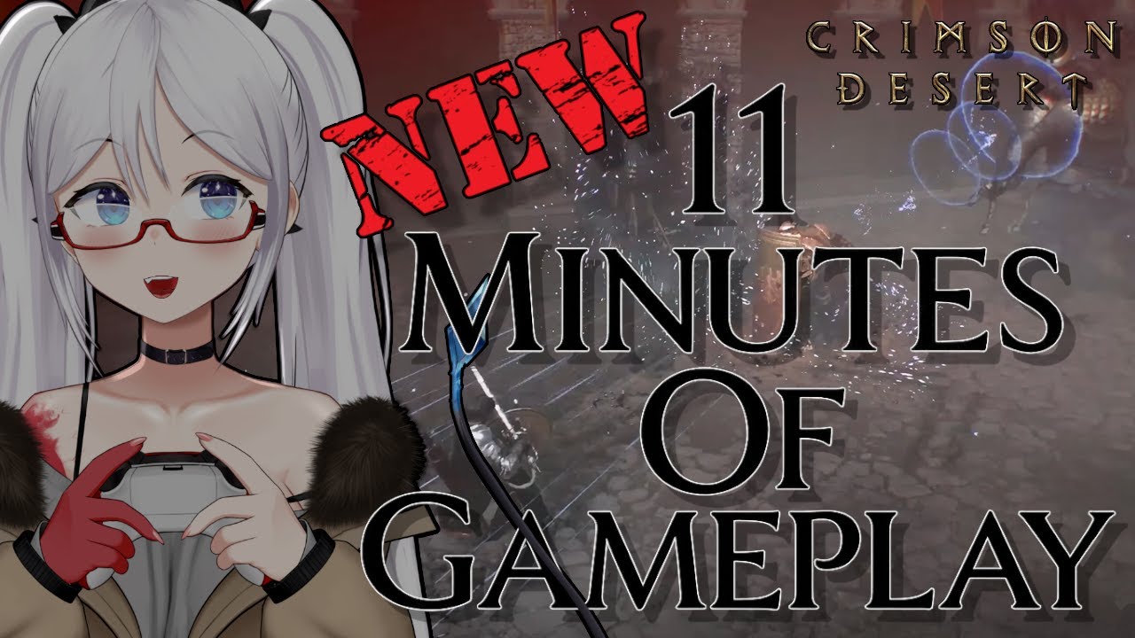 11 минут совершенно нового игрового процесса Crimson Desert | Реакция Элли