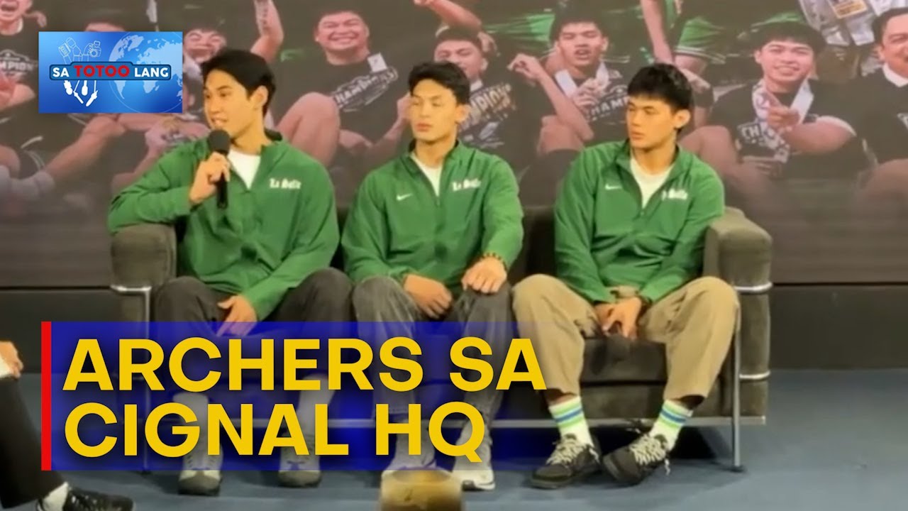 DLSU Green Archers, bumisita sa Cignal HQ | Sa Totoo Lang