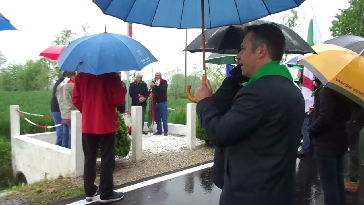 Dolfino e Ettore Ortolan caduti partigiani di Marcon ricordati al canto di Bella Ciao alle Maleviste