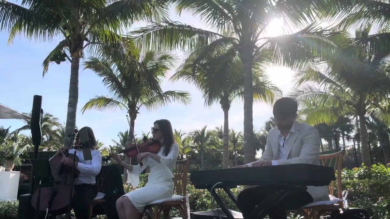 All of me, John Legend | String Trio, Vero Beach Luxury Wedding, FL 