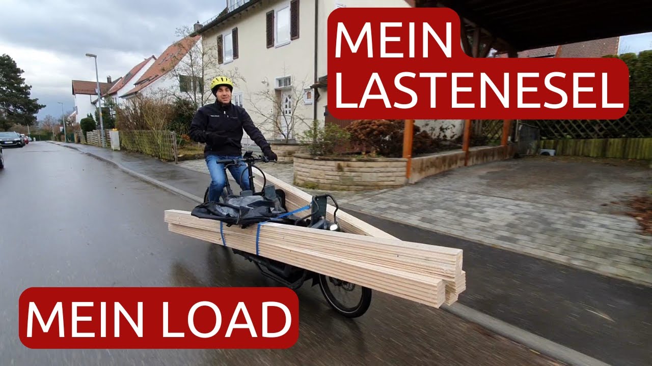 Mit dem Transportrad zum Baumarkt - Beladung Riese & Müller Load 75 / Tretmühle Stuttgart