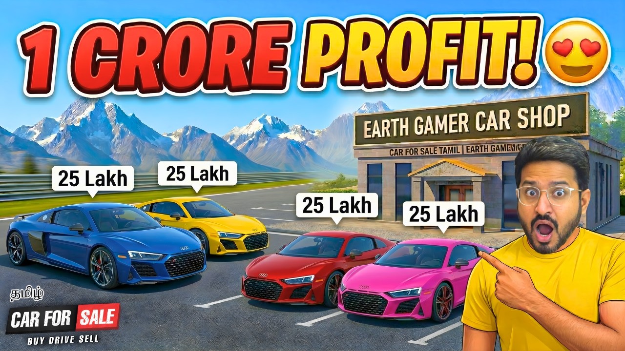 Insane Luck Buy 4 Rarest Luxury Audi RR Cars | Profit 1 Crore | Car For Sale Simulator | Earth Gamer