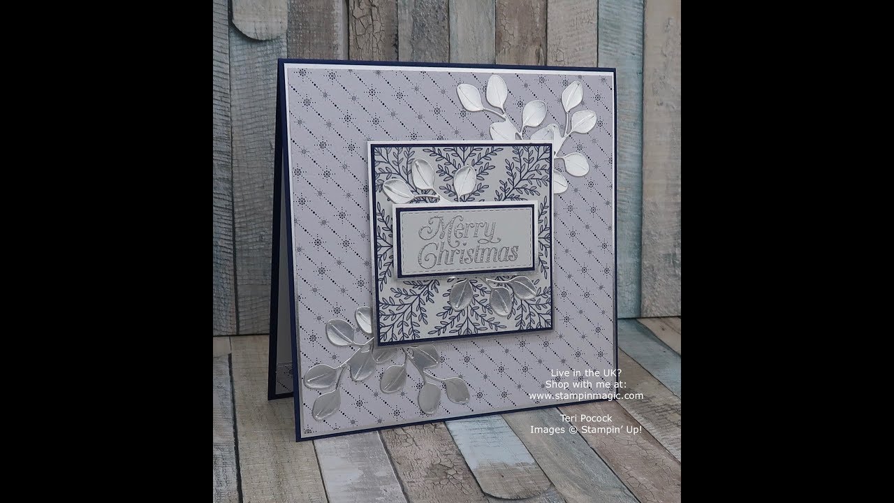 Beautiful Christmas Cards using Perfectly Plaid from Stampin' Up!