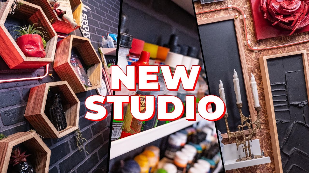 The ULTIMATE Mini Painting Workspace | MINIAC'S MAUSOLEUM COMPLETE
