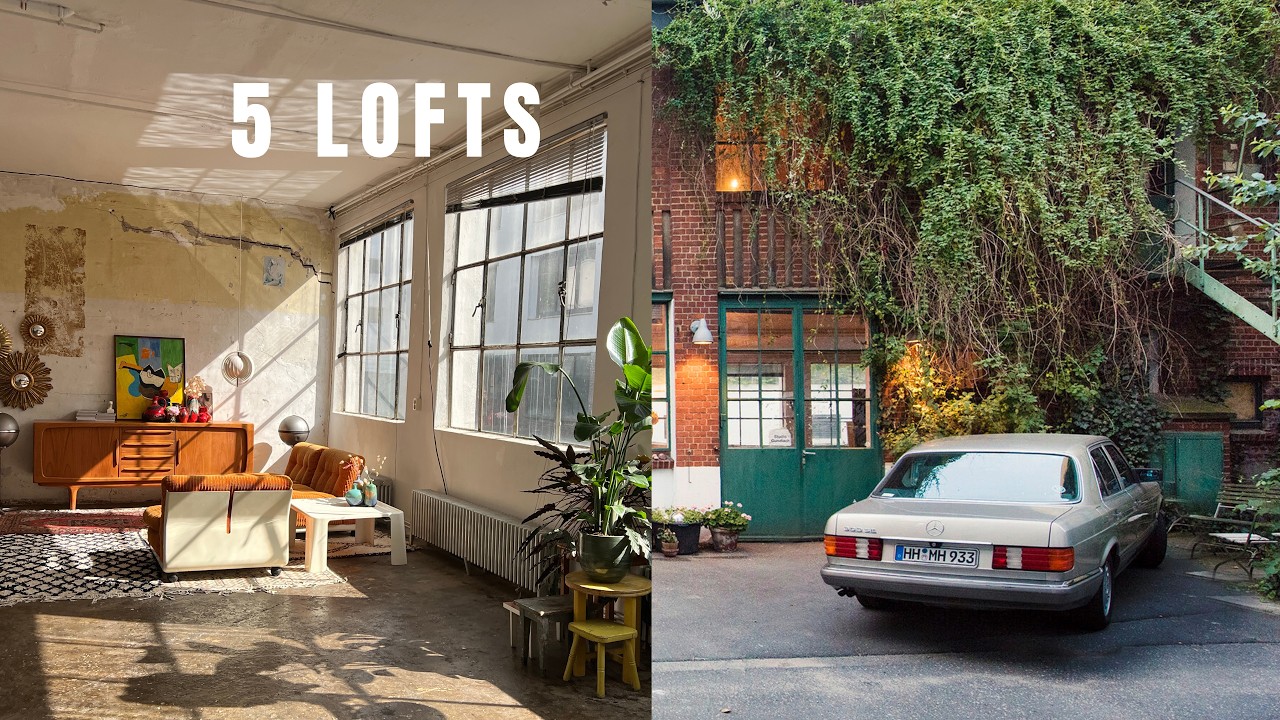 Best Of | 5 Industrial Loft Apartment Tours | 1 Hour | Interior Design Home Living