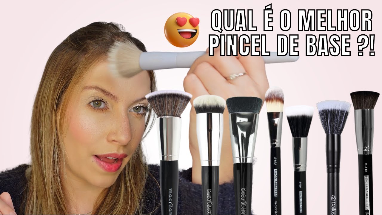 PINCEL PARA BASE BOM E BARATO | QUAL O MELHOR PINCEL para BASE