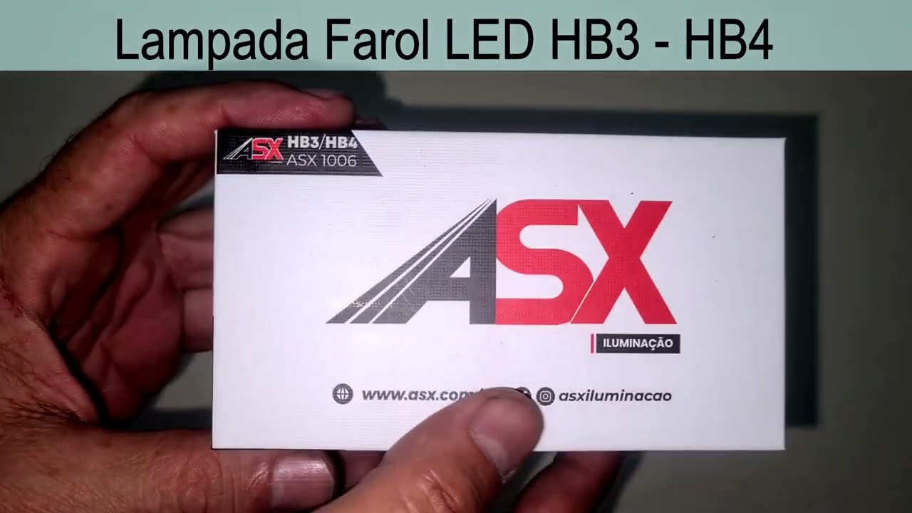Lampada de Farol ULTRA LED HB3 - HB4 ASX - Review Completo