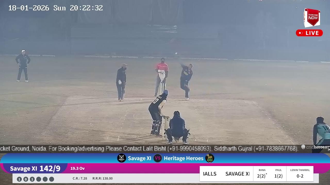 HowZzatt Season 76-Heritage Heroes Vs Savage XI -League Match