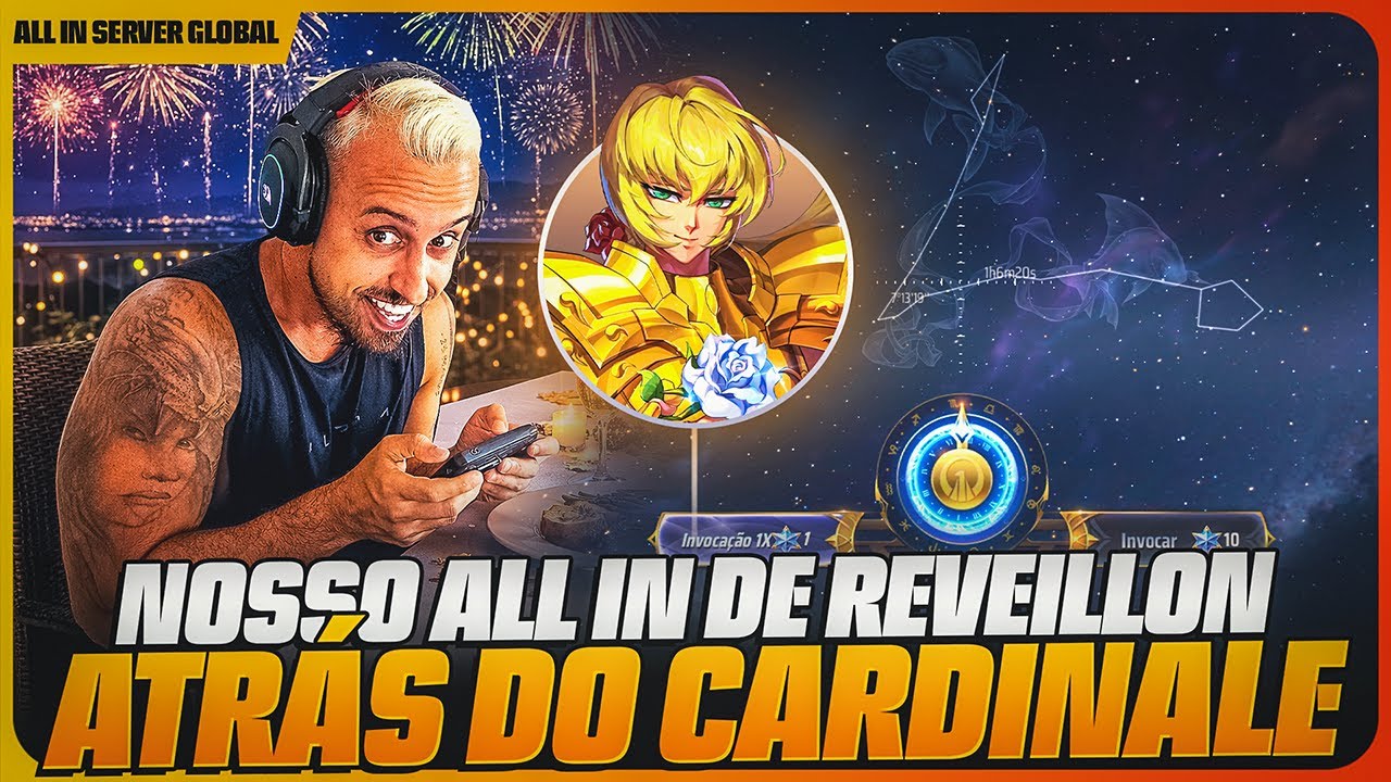 🌹🔥 COMEÇAMOS 2026 TESTANDO A NOSSA SORTE - ALL IN CARDINALE DE PEIXES NO SERVIDOR CHINÊS! 🔥🌹