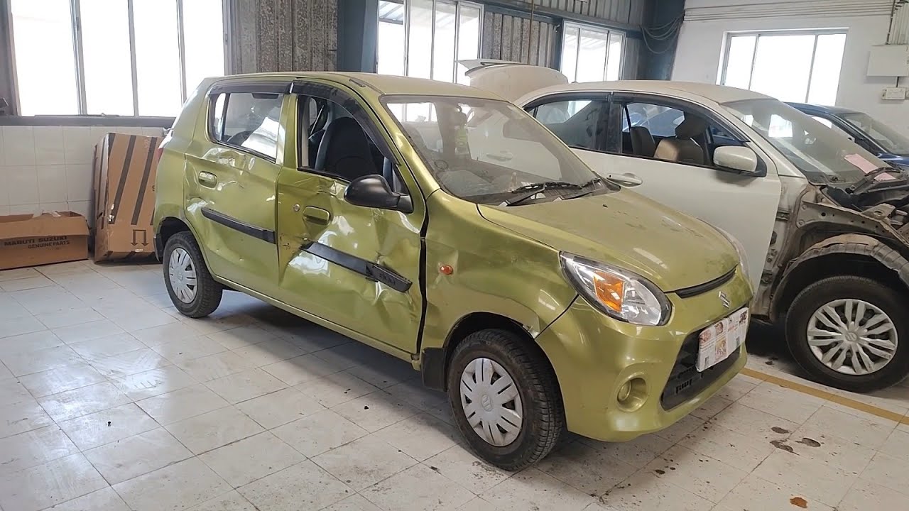 ALTO 800 SIDE ACCEDENT REPAIR PROCESS #AUTOMOBILESERVICE