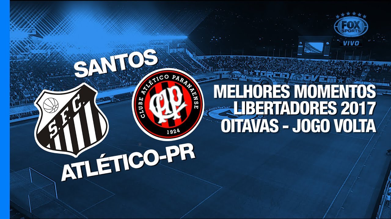 Melhores Momentos - Santos 1 x 0 Atlético-PR - Libertadores - 10/08/2017