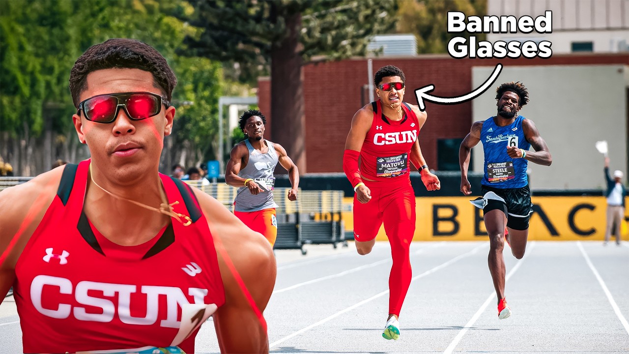 I Snuck ILLEGAL Recording Glasses Into A Track Meet