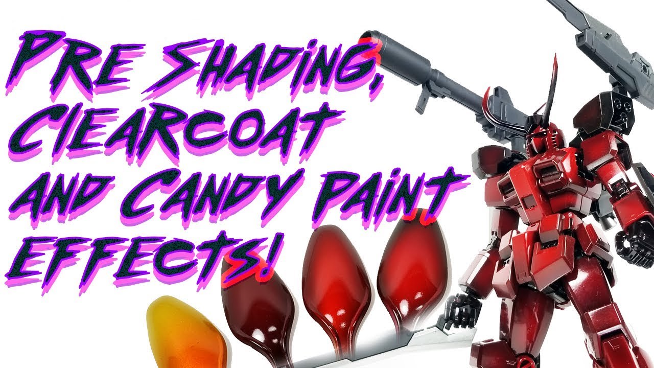 HOW TO:  Pre Shading, Clear Coat and Candy Paint Effects!