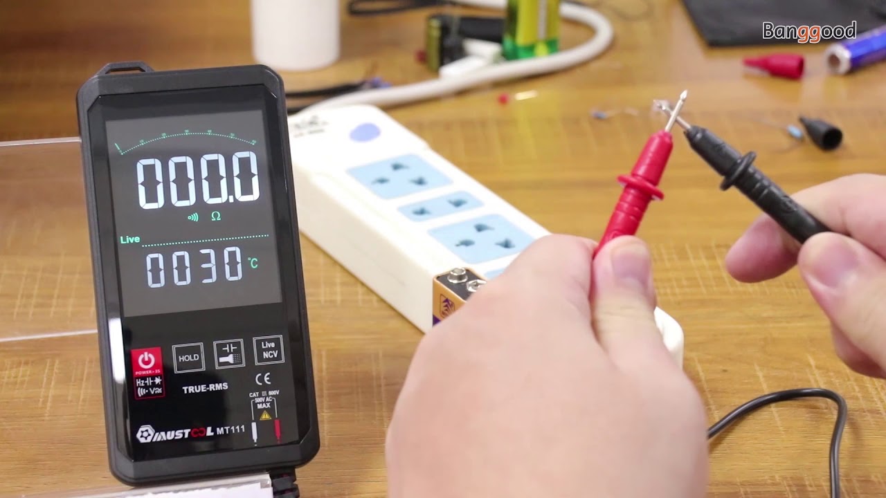 Mustool MT111 Touch Screen Digital Multimeter - Banggood Tool Sets