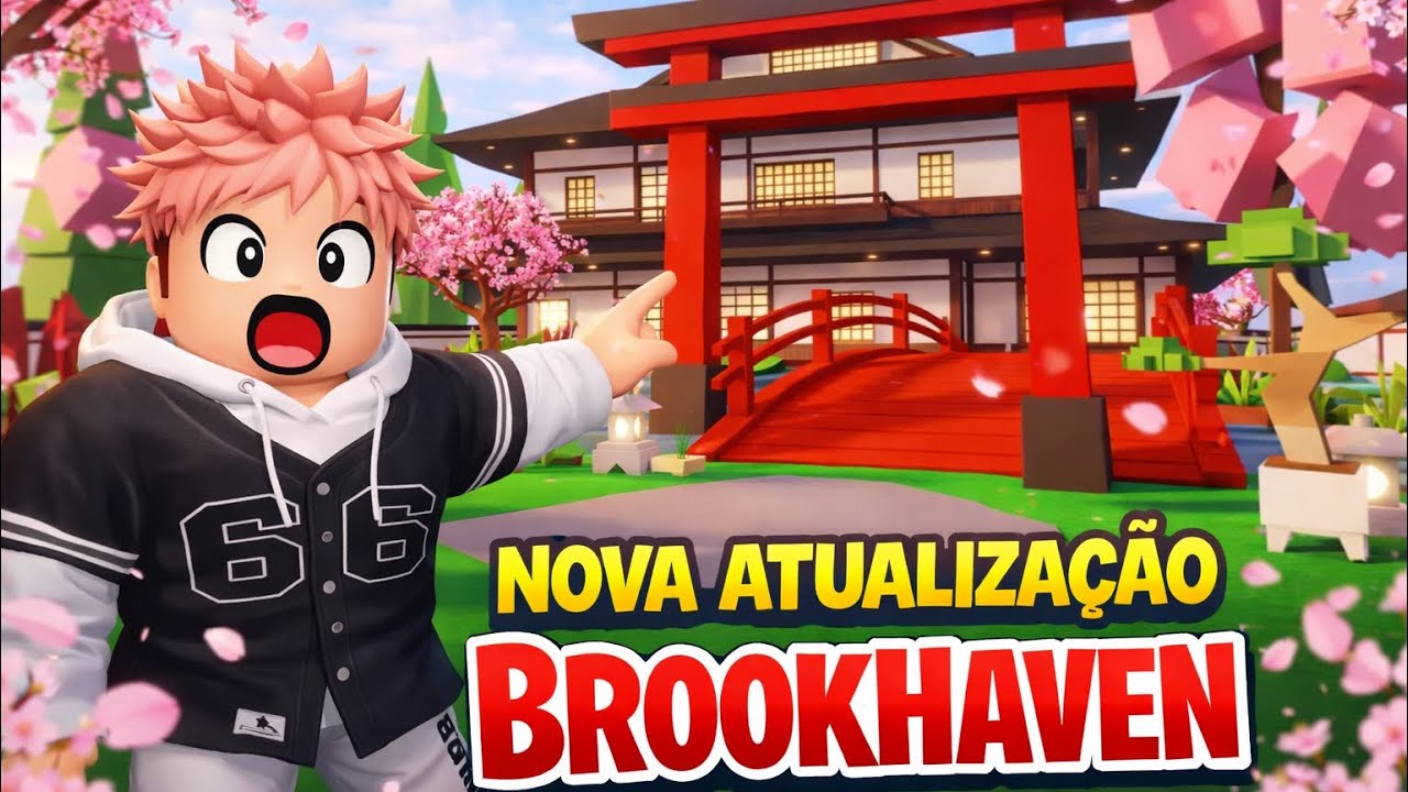 A NOVA Atualização CHERRY BLOSSOM chegou no Brookhaven… e isso mudou TUDO! 🌸