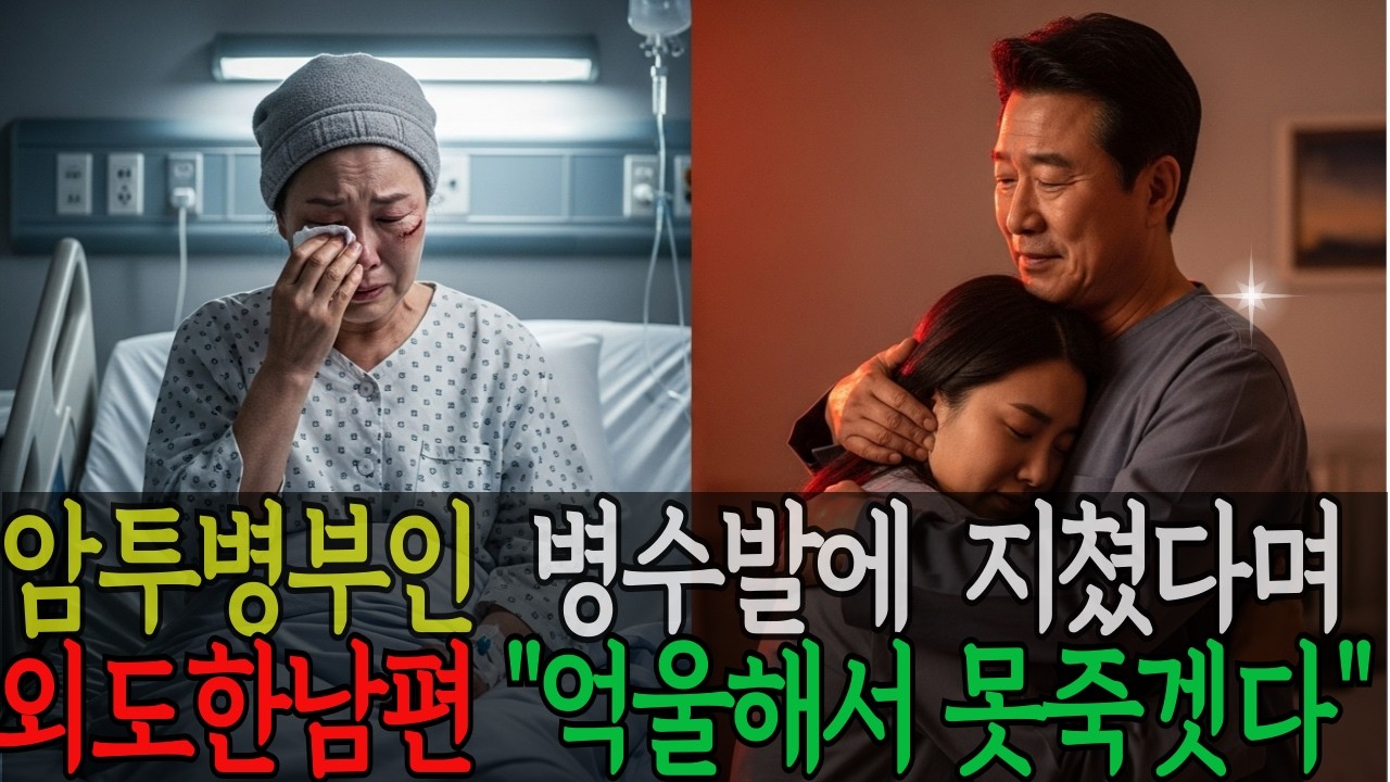 암투병중인 부인 병수발 지쳤다며 외도한 남편 