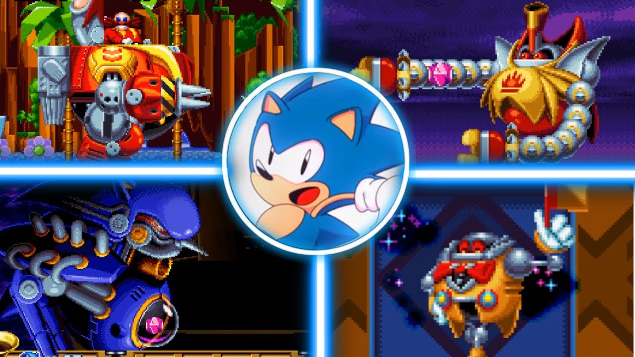 Sonic Mania Plus - All Bosses + Cutscene