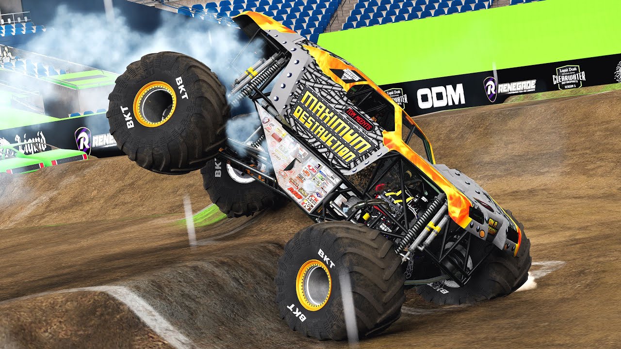 Crashes, Saves and Skills #39  I  BeamNG.Drive Monster Jam
