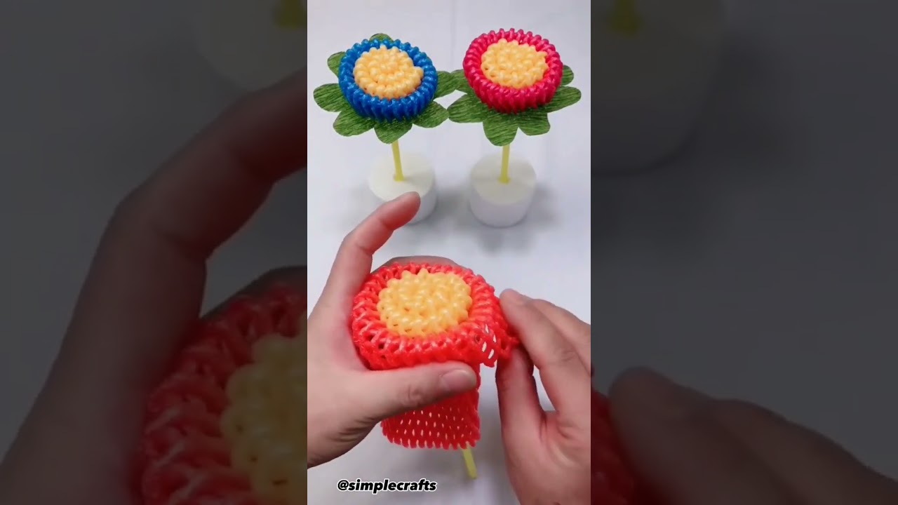 flower crafts from local materials