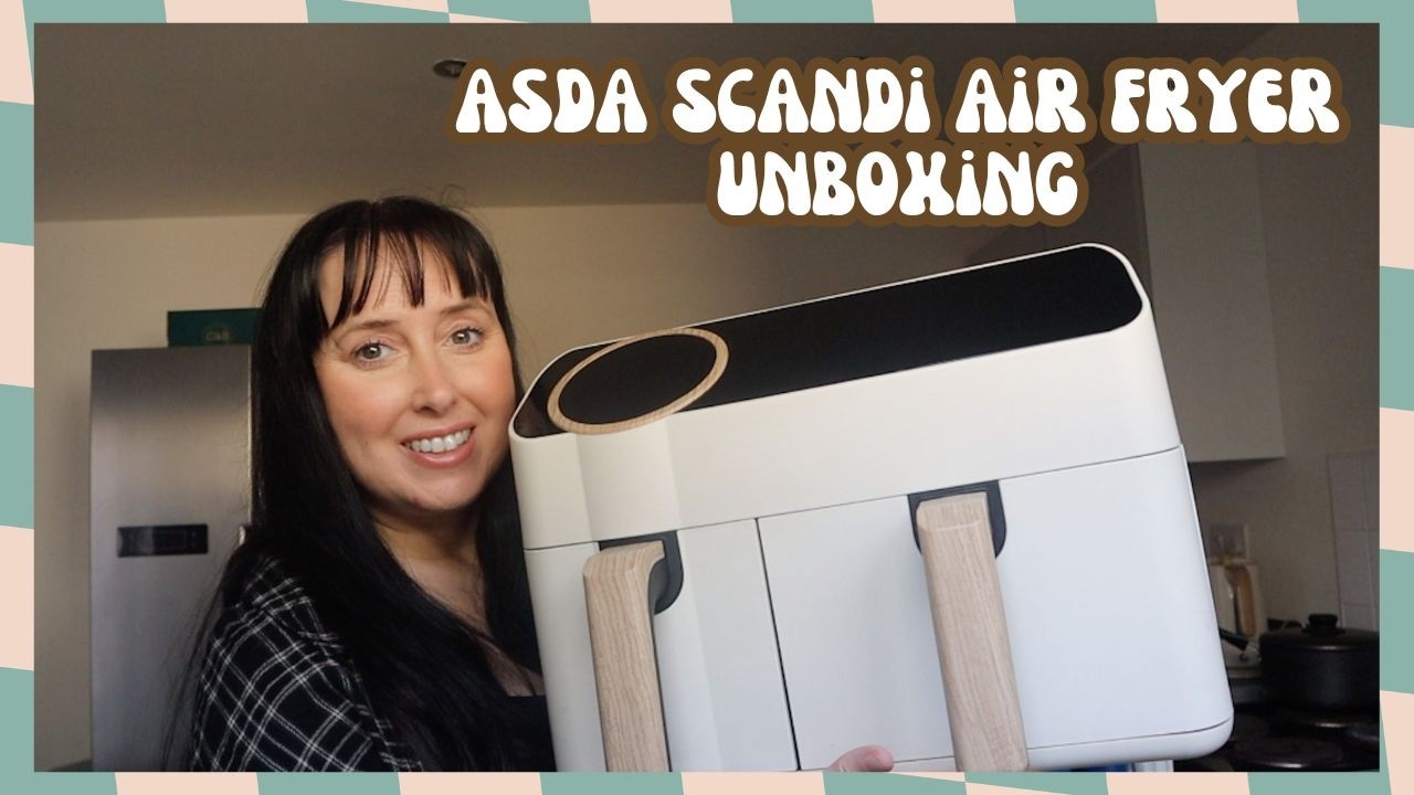 ASDA Scandi Dual Drawer Air Fryer 9.5L UNBOXING & FIRST IMPRESSIONS #airfryer  #unboxing