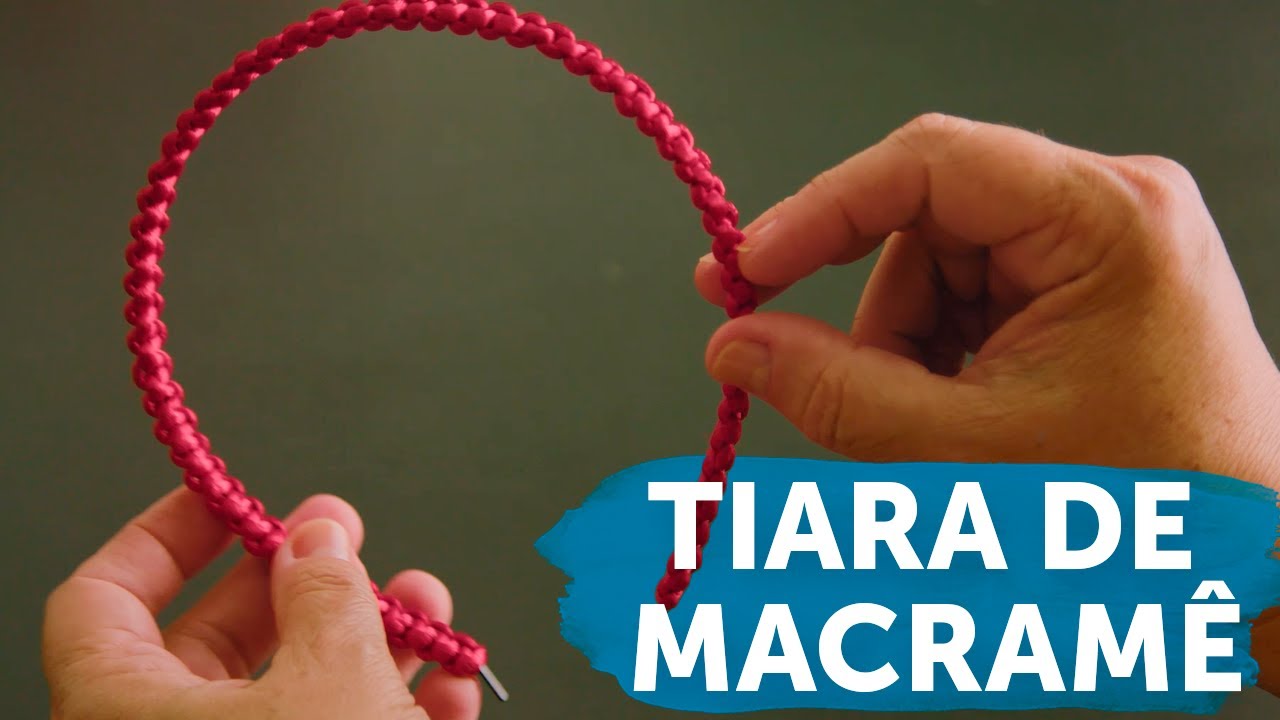 Tiara Nó Quadrado | Tutorial Passo a Passo