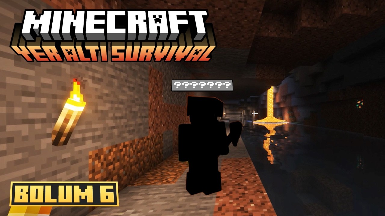 MADENDEKİ GİZLİ KİŞİ?? | Minecraft Yer Altı Survival | Bölüm 6