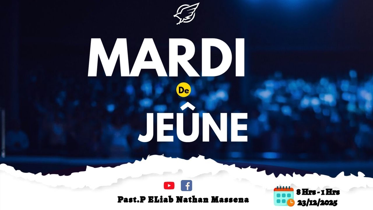 Service de Jeûne Mardi  10/02/2025