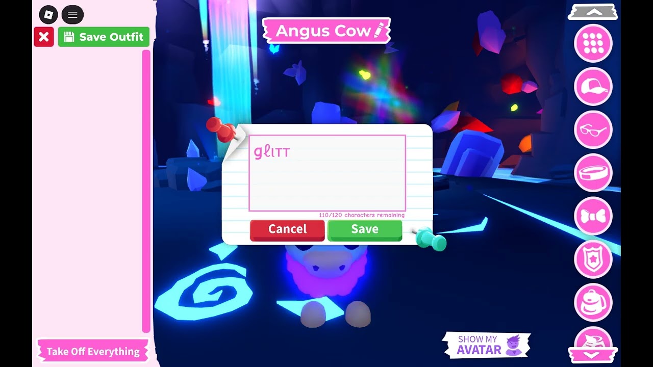 I made a mega neon angus cow!! ⠀⠀  : ¨·.·¨ :