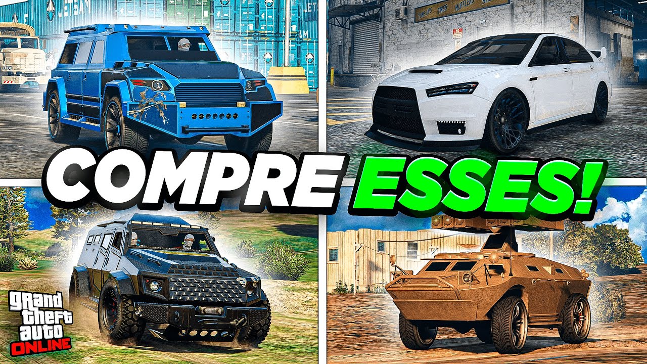 TOP 5 MELHORES VEÍCULOS BLINDADOS do GTA 5 Online (2024)