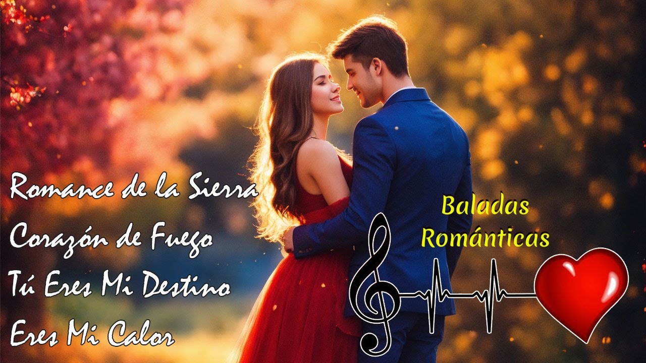 Romance de la Sierra, Corazón de Fuego, Tú Eres Mi Destino.. 🎶 Canciones Románticas que Enamoran 💖