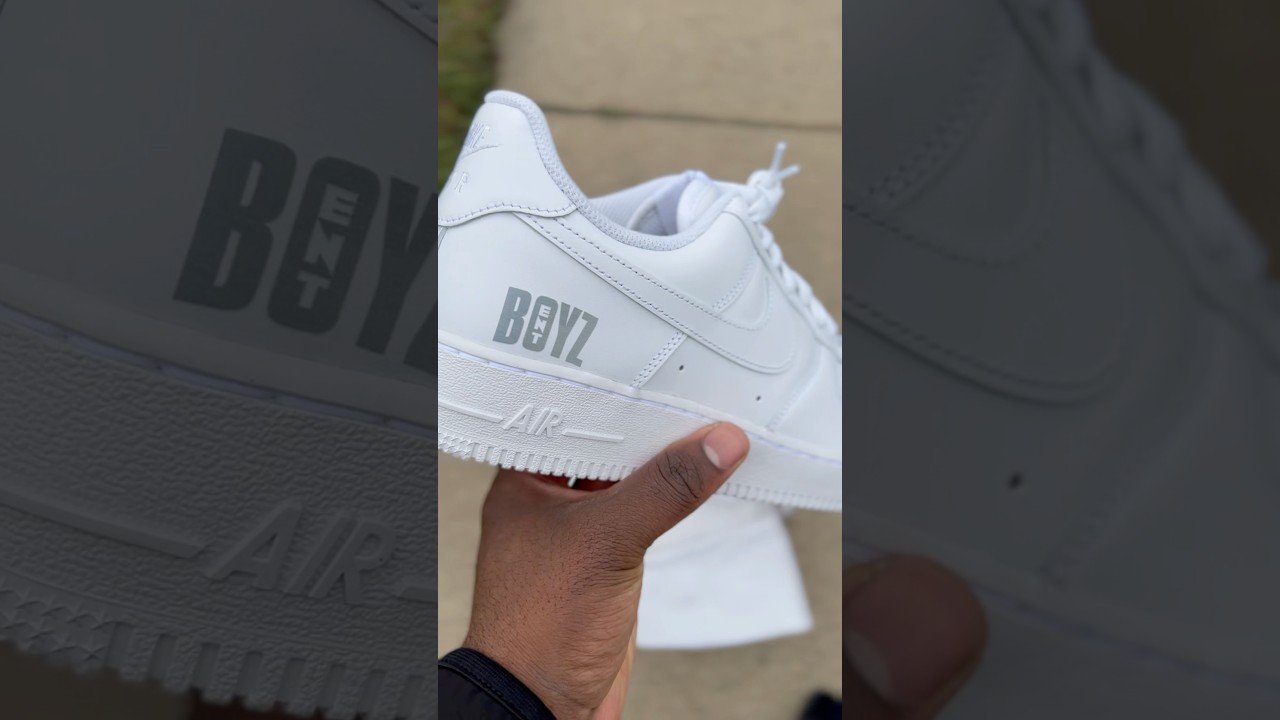 Peezy BOYZ Ent AF1 White low In hand Look‼️ #hiphop #detroit #sneakers #nike #community #streetwear