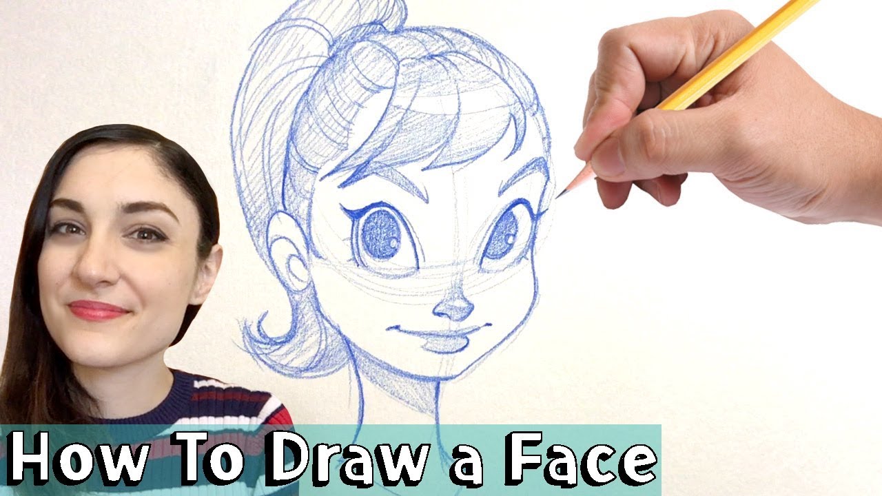 HOW TO DRAW A FACE! Tutorial w/ Chrissie Zullo