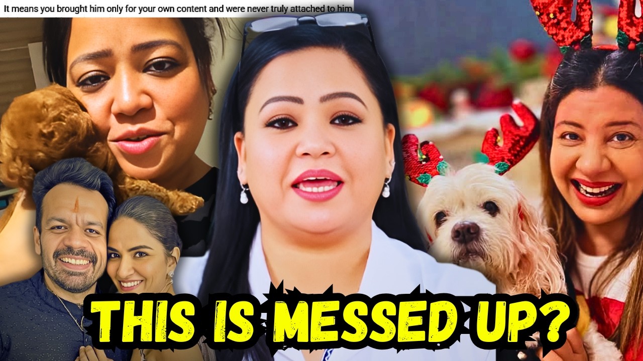 Where is Bharti Singh's pet dog Bhura now? Indian influencers exploiting pets is horrible?