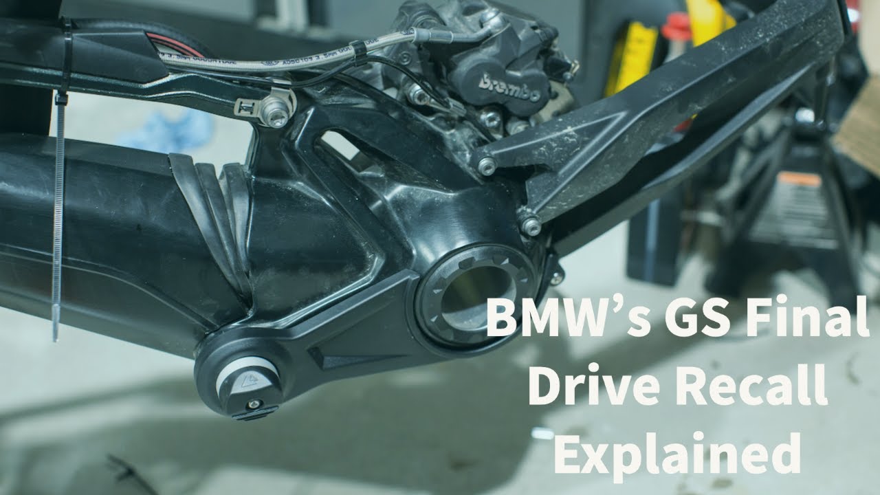 Recall Alert: BMW's Final Drive 'Service Action' for GS and RT - 0033130000 Motorcycle