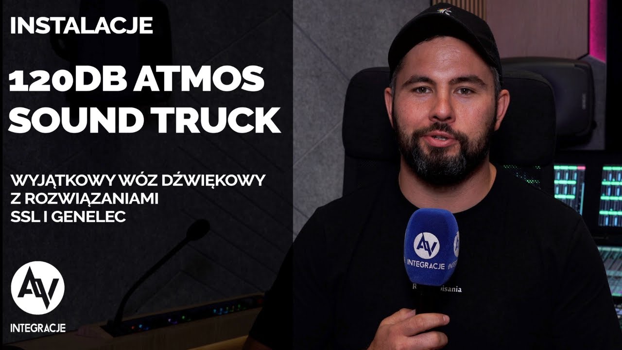 120dB ATMOS Sound Truck. Wyjątkowy wóz dźwiękowy z rozwiązaniami SSL i Genelec [WIDEO]
