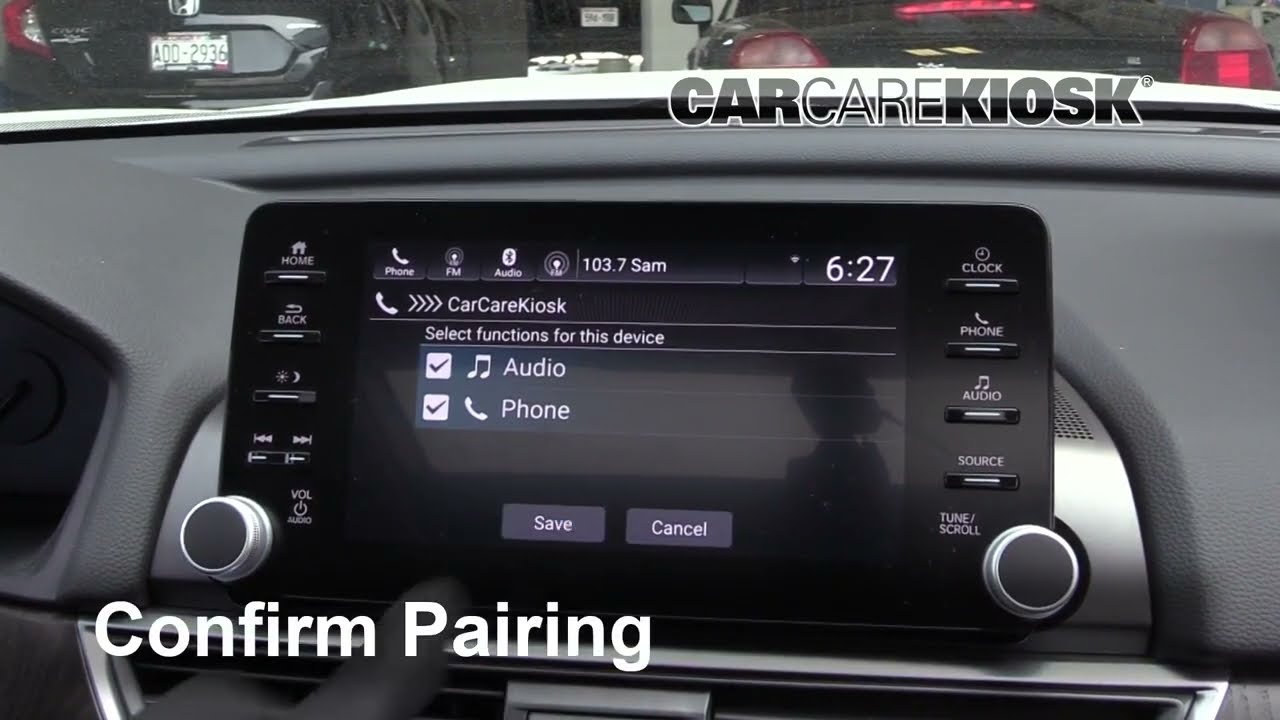 How to Pair Your Phone: Bluetooth 2019;Honda;Accord;Sport;6;5;2 0;4;L;4;5