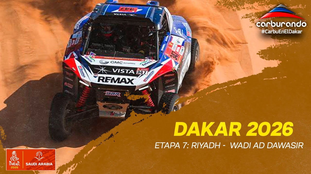 Dakar 2026 | Resumen de la etapa 7: Riyadh - Wadi Ad Dawasir