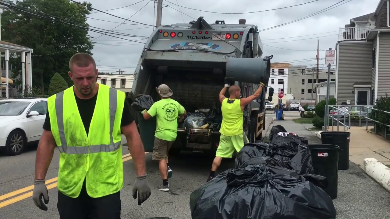 EZ Disposal McNeilus XC on a Mack LR in Waltham
