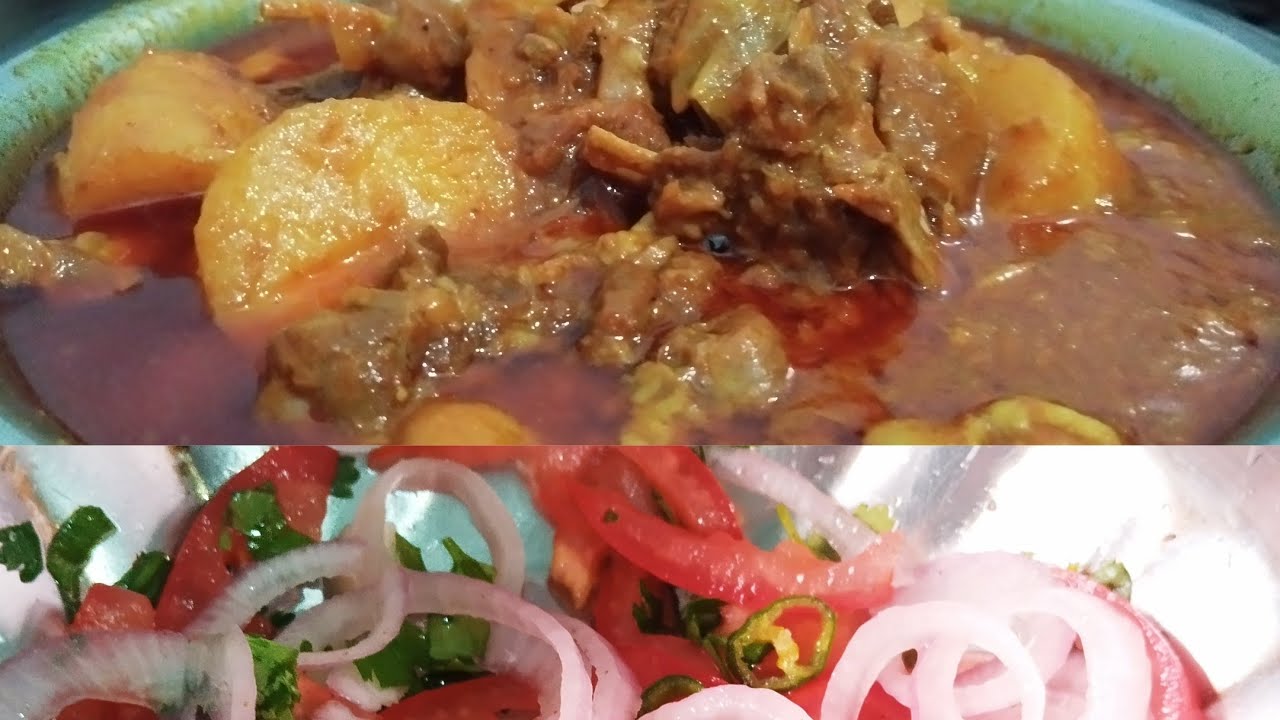 Mutton gravy &lacchha pyaz for lunch@My Kitchen Vlog~ Cooking Channel
