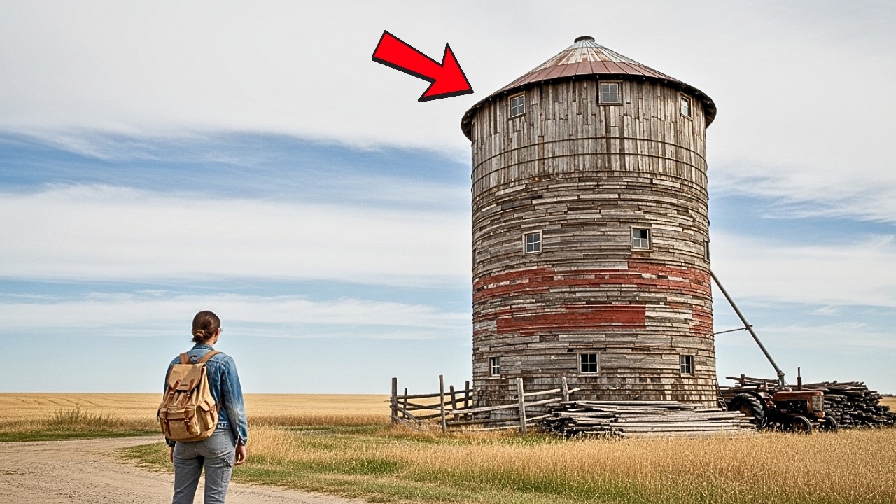 Kicked Out at 17, I Covered a Silo in Salvaged Barn Wood What It Became Kept Me Alive