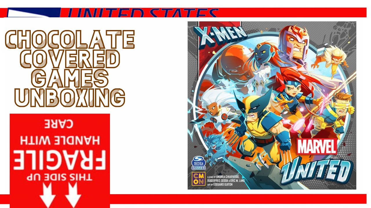 Marvel United X Men Unboxing