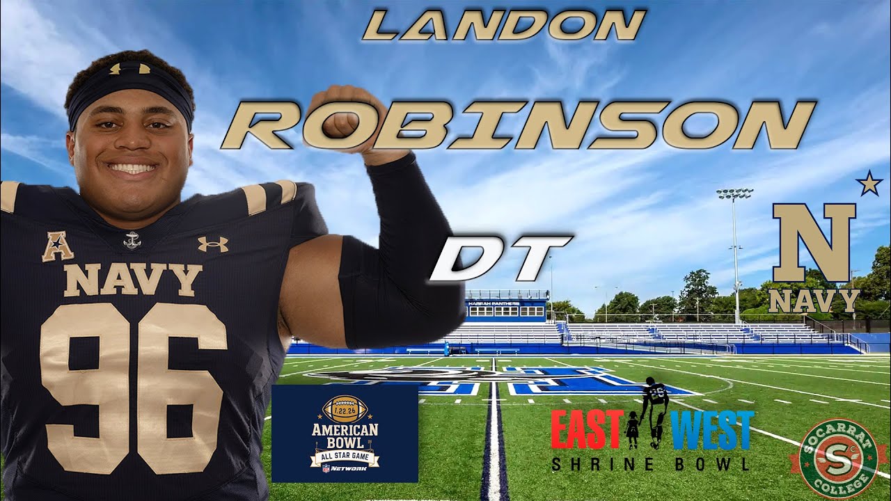 Landon Robinson. DL. Navy. NFL Draft 2026