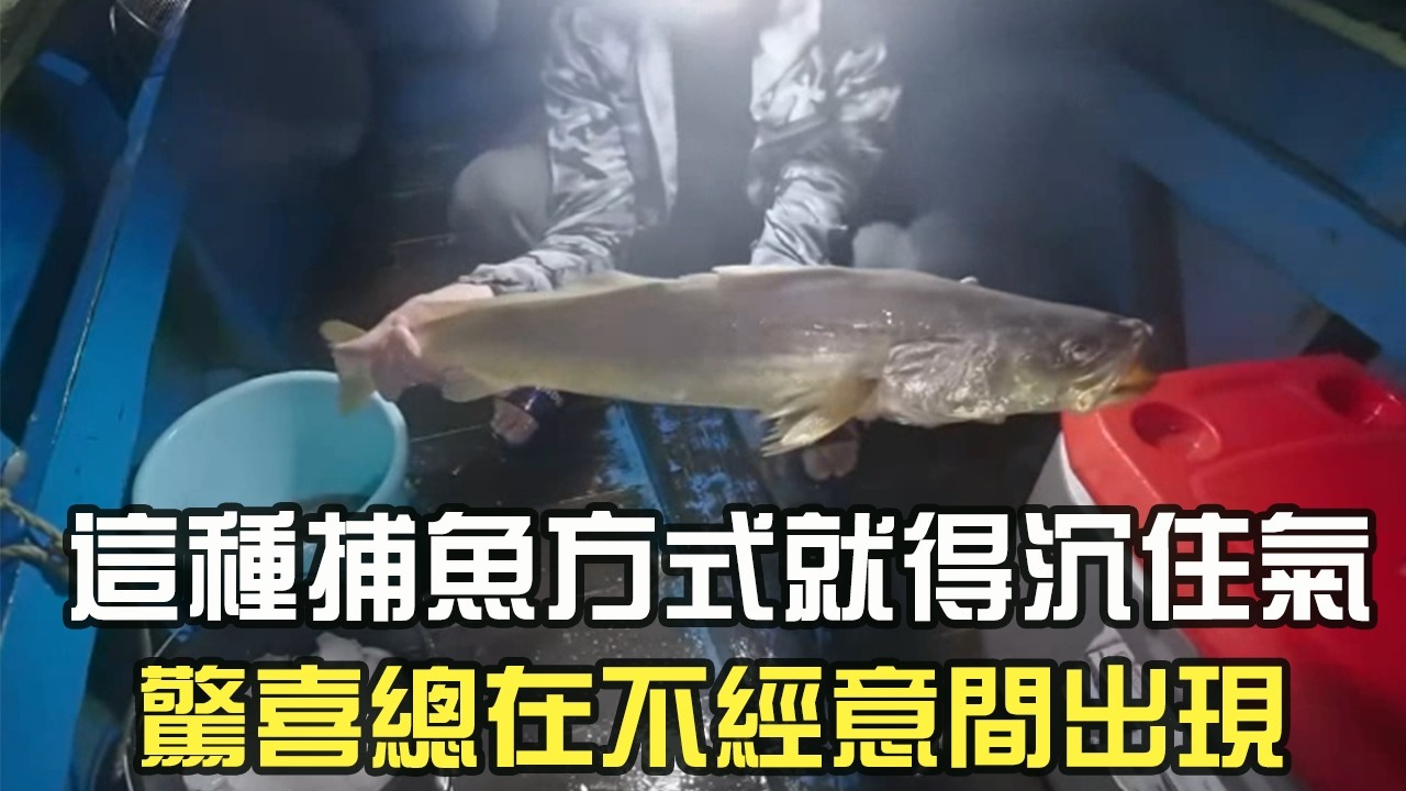 心急吃不了熱豆腐！這種捕魚方式就得沈住氣，好貨總在不經意間出現#阿牛愛捕魚 #熱門 #趕海 #蘇裏南