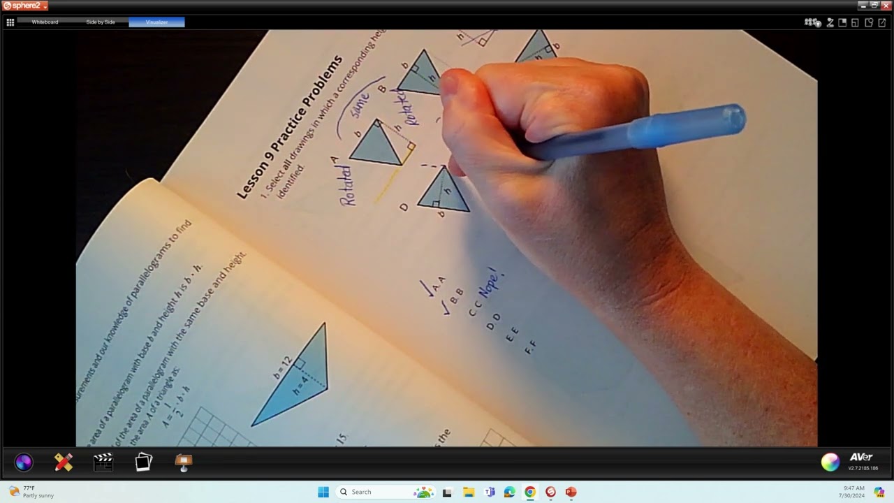 Math 6 Unit 1 Lesson 9 Practice Problems