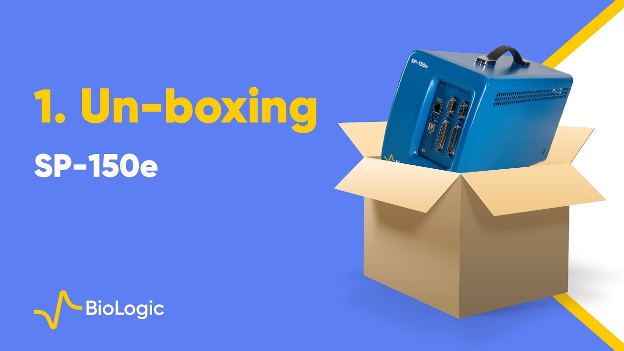 Unboxing - Getting started on the SP 150e - BioLogic